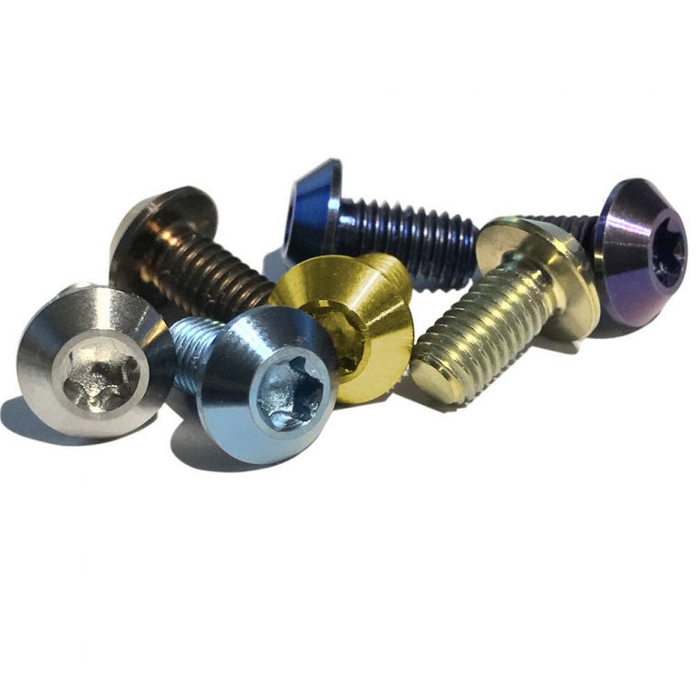 Titanium bottle cage low profile Bolts pack of 2 TiBike